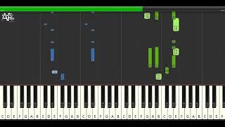 The Door - Teddy Swims | Adelina Piano synthesia tutorial