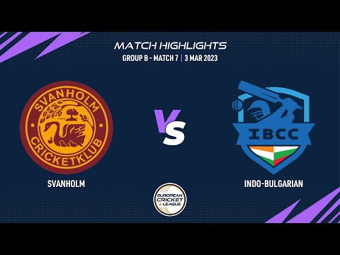 Match 7 - SVH vs INB | Highlights | European Cricket League 2023 | Group B, Day 2  ECL23 | ECL23.021