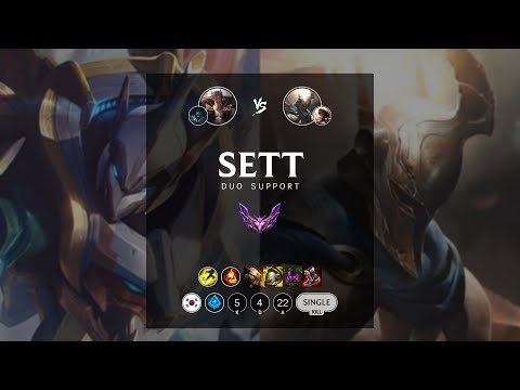 Sett Support vs Pantheon - KR Master Patch 12.13