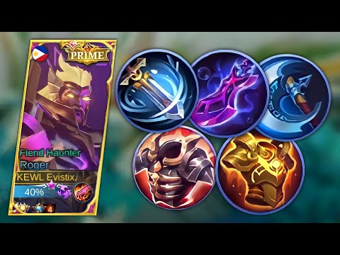 THIS IS THE MOST BROKEN ROGER SUSTAIN AND DAMAGE BUILD (MUST TRY) | MLBB