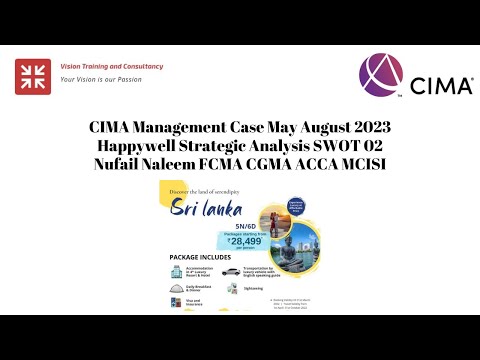 03. Happywell Strategic Analysis SWOT Part 02 CIMA MCS May Aug 2023