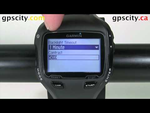 A look at the Garmin Forerunner 910XT Settings: Display