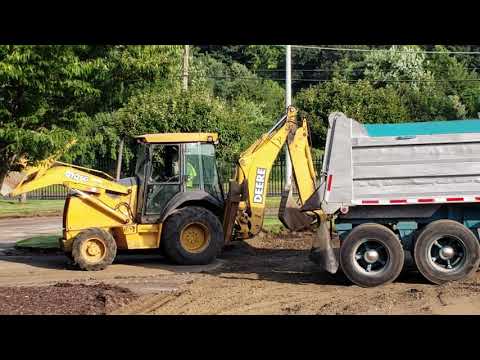 Maisano Bros loading out reclaim material