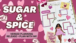 SUGAR & SPICE VERSED PLANNING RELEASE + PLAN WITH ME