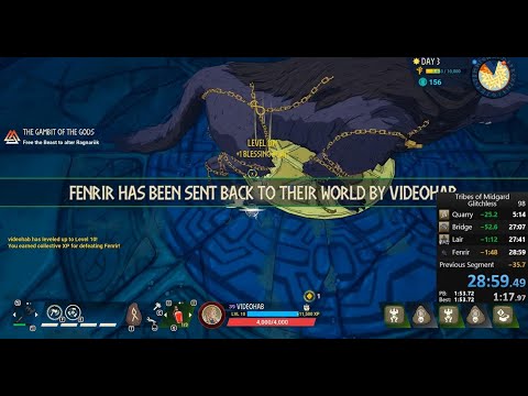 Tribes of Midgard speedrun 28:59 Glitchless [Former WR Season 1.0]