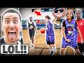 WE TROLLED A 5 STAR SHOWCASE IN FRONT OF NBA SCOUTS