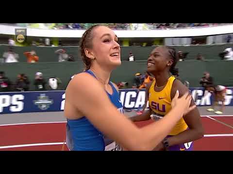 NCAA TRACK FIELD 2022 : FINAL WOMEN 200M - ABBY STEINER (UK) COLLEGIATE RECORD
