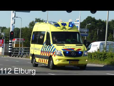 [Dagcompilate] Meerdere Ambulances met spoed van en naar Isala Zwolle