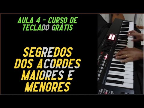 Aula 4 de Teclado | Descobrindo os Acordes e Cifras das Músicas | Método Piano Para Iniciantes