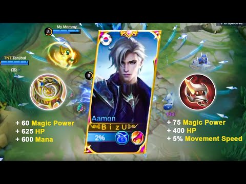 Insane 16 Kill !! Aamon Best Build ~ Mobile Legends