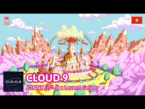 JUNNY (주니), Levent Geiger - CLOUD 9 | Lyrics Video (with Vietsub) | Piggy Music