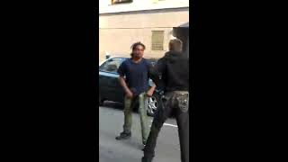 Hood fight in sf