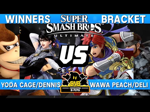 Smash Ultimate Tournament Set - Yoda Cage/Dennis (DK/Bayo) vs Wawa Peach/Deli (Roy/Snake) - CNB 192