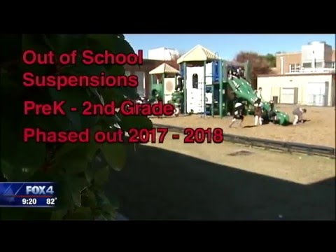 Dallas ISD proposes to stop out of school suspensions for younger students