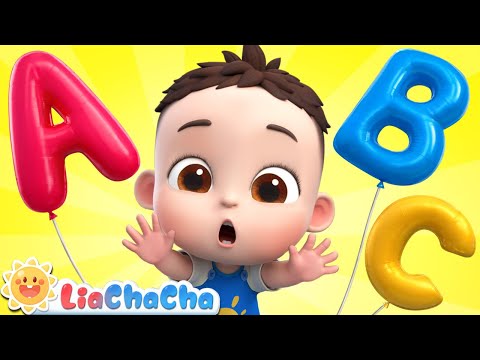 ABC Song with Balloons｜ABC Song | Nursery Rhymes｜Learn ABC | Nursery Rhymes | LiaChaCha