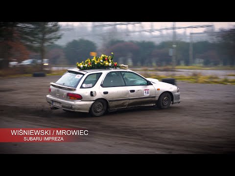 short PIOTR WIŚNIEWSKI / MAGDALENA MROWIEC - SUBARU IMPREZA MIKOŁAJKOWY KJS RALLY PARK KACZYCE 2025