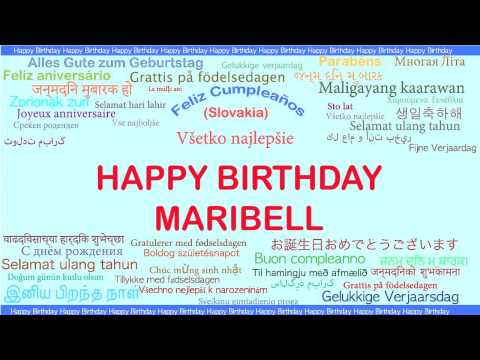Maribell   Languages Idiomas - Happy Birthday