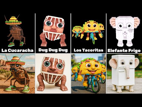 COMPARISON - ALL NEW INSANE MEXICO BRAINROTS ROBLOX CHARACTERS vs  ITALIAN BRAINROT IN REAL LIFE
