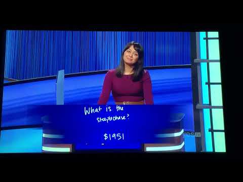 Final Jeopardy, “Sporting Events” - Amy Schneider DAY 16 (12/22/21)