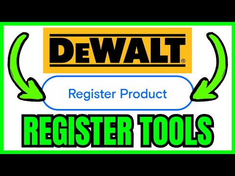Dewalt Warranty Registration