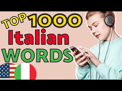 Top 1000 ITALIAN WORDS You Need to Know 😇 Learn Italian and Speak Italian Like a Native 👍 Italian