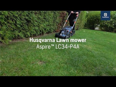 Gräsklippare Husqvarna Aspire™ LC34 Med Batteri och Laddare