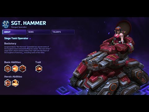 Heroes of the Storm - Sgt. Hammer Guide