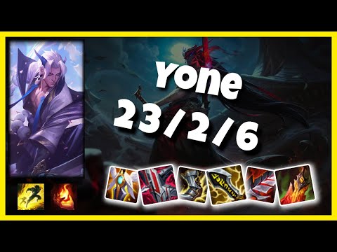 Yone Mid 10.25 Challenger Gameplay S11 (23/2/6) - BR