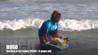 preview picture of video '5 year old Surfing in Sri Lanka'