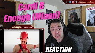 SHE'S IN HER BAG!! | Cardi B - Enough (Miami) [Official Music Video] (REACTION!!)