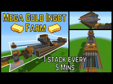Minecraft | Create Mod | Mega Gold Farm