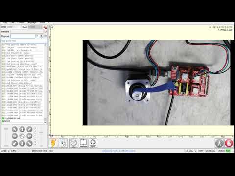 GRBL Shield video 4 2  Loading your motion settings
