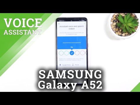 How to Change Google Assistant Voice in SAMSUNG Galaxy A52 - Google Assistant Settings