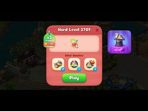 Gardenscapes HARD LEVEL 2709