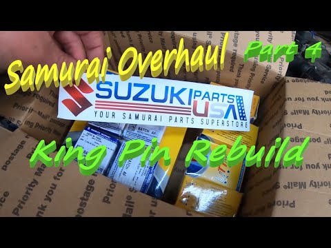 Samurai Overhaul Part 4 - King Pin Rebuild - DIY - Suzuki Samurai