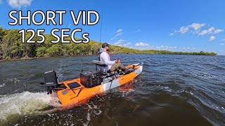 Fastest DEMO EVER Garmin Force Current Kayak Trolling Motor