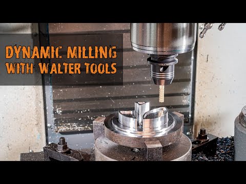 Mastercam Dynamic Milling with Walter Tools | Haas VF-2YT | Koneistus Dynaaminen jyrsintä