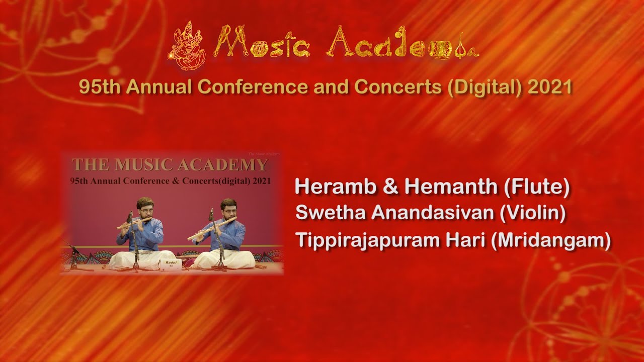 HERAMB & HEMANTH at THE MUSIC ACADEMY 2021