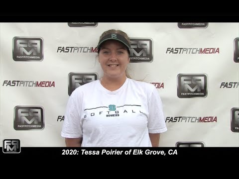 2020 Tessa Poirier Pitcher and First Base Softball Skills Video