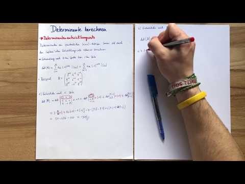 Determinante berechnen | Höhere Mathematik