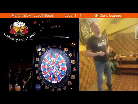 Marián Elek - Ľuboš Betuš (KH darts League)