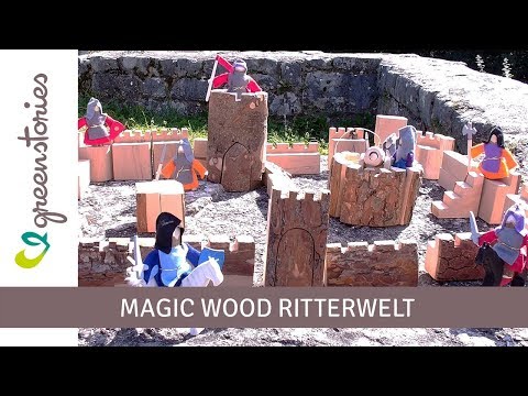 Vorschau: 3 Pferde Holzfiguren magic wood