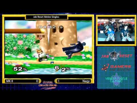 Jab Reset 32 Melee Singles Losers Finals MK II (Fox) Nagy (Marth)
