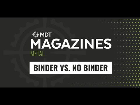 MDT - The Difference between Magazine with Binder Plate and Without Binder Plate