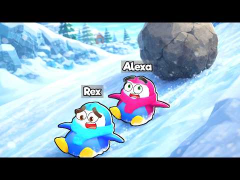 ROBLOX WADDLE PENGUIN OBBY WITH ALEXA!