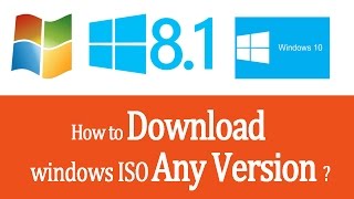 How to download Windows 7 8.1 10 from Microsoft Without Product Key (Any Version ISO, 32bit/64bit)