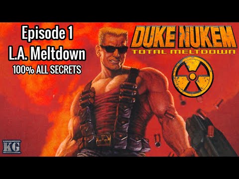 Duke Nukem: Total Meltdown EP1: L.A. Meltdown [PS1] 100% ALL SECRETS Longplay Walkthrough FULL GAME🔴