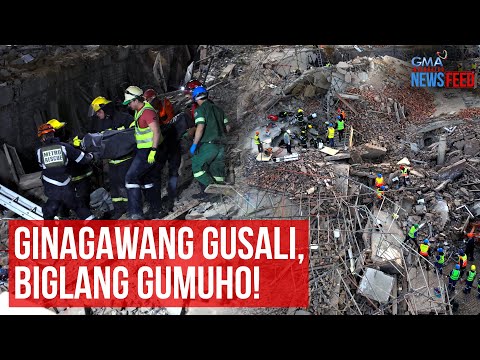 Ginagawang gusali, biglang gumuho! GMA Integrated Newsfeed