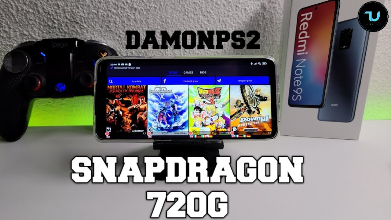 Redmi Note 9S DamonPS2 Pro Emulator/gaming test/PS2 Games/Snapdragon 720G/Note 9 Pro Max