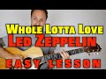 Led Zeppelin -Whole Lotta Love Acoustic Lesson